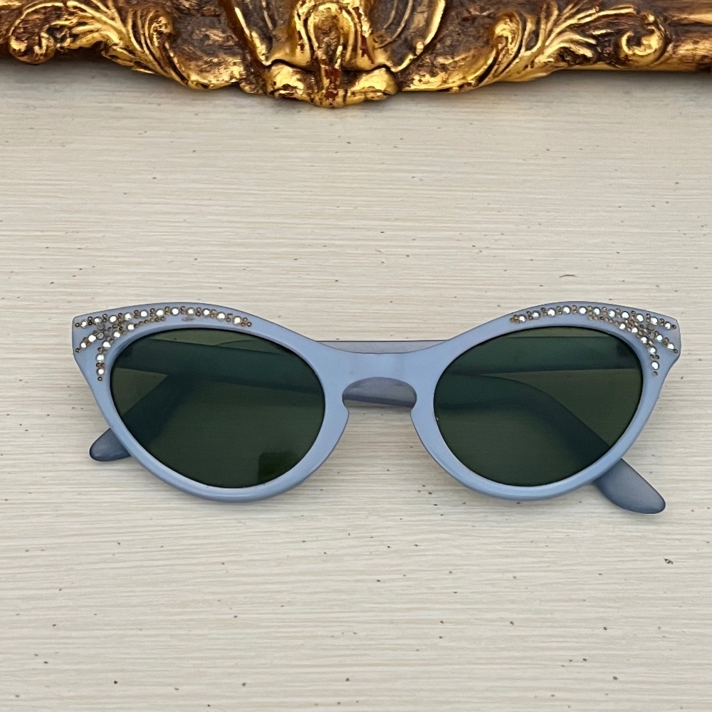 1950s light blue cateye sunglasses